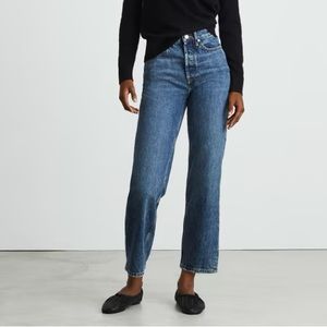 NEW Everlane Rigid Way High Straight Leg Jeans Size 27